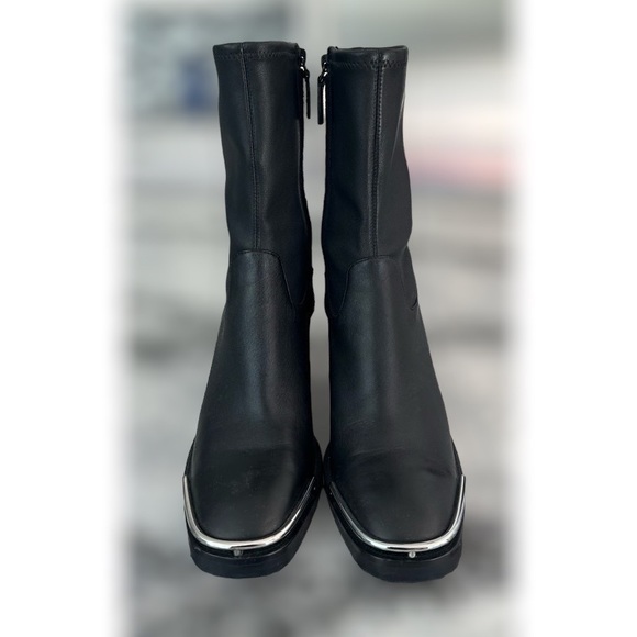 Alexander Wang Leather Ankle Boots. Size 38.5. - Picture 12 of 13